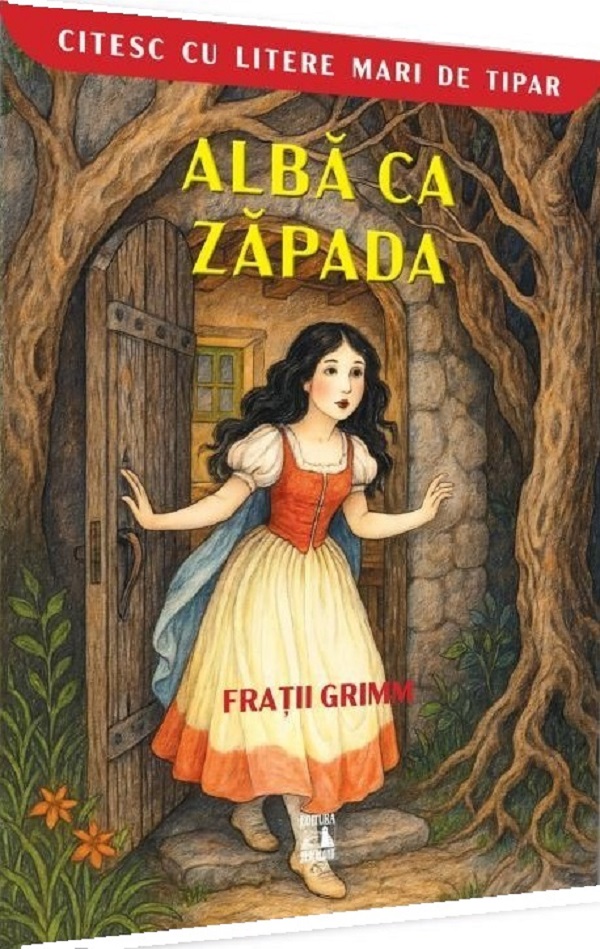 Cartea Albă ca Zăpada. Citesc cu litere de tipar de Fratii Grimm – Editura NEVERLAND