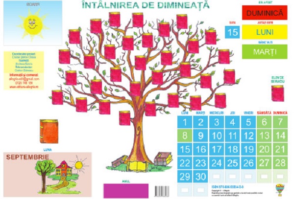 Cartea Planșă. Întâlnirea de dimineață. Calendarul naturii – Editura ALLEGRIA