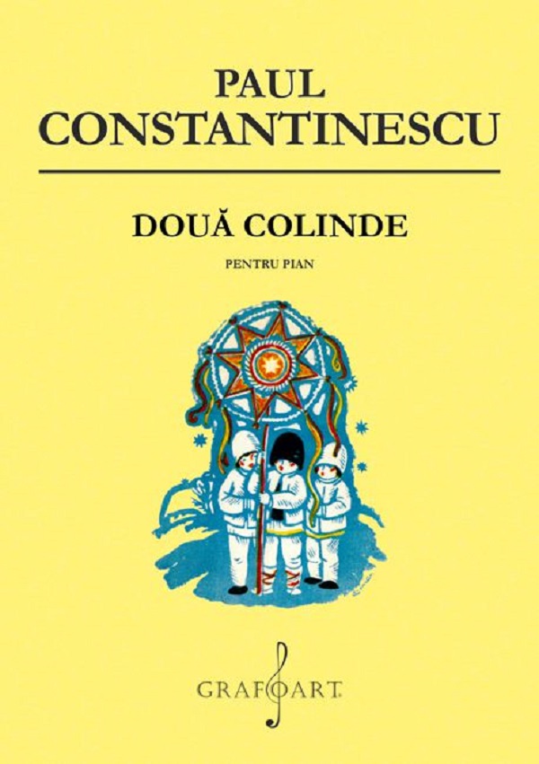 Două colinde pentru pian, Paul Constantinescu – copertă