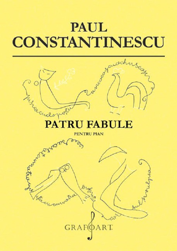 Cartea Patru fabule pentru pian