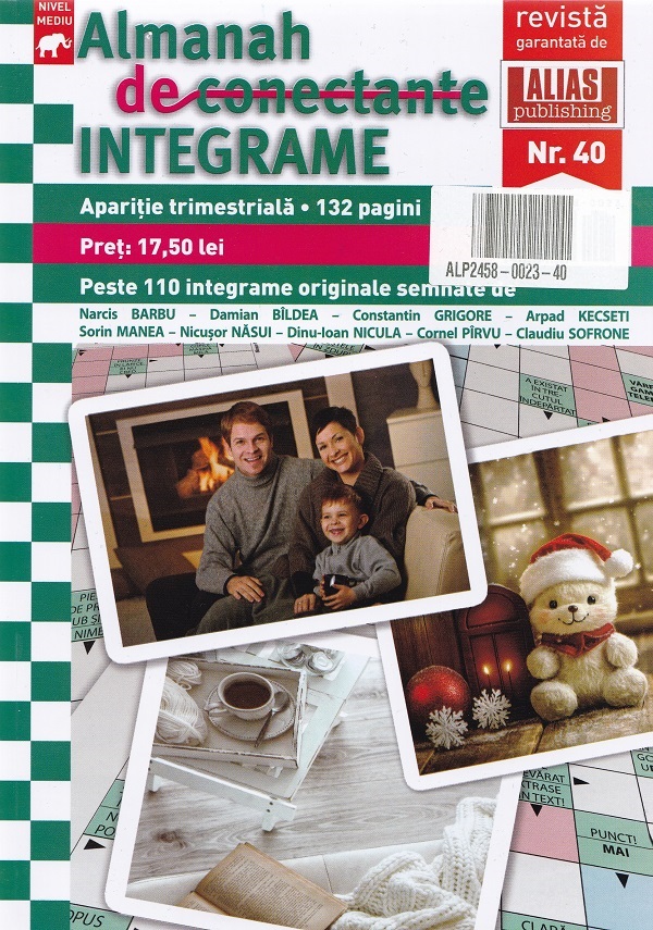Cartea Almanah de integrame deconectante Nr.40 – Editura ALIAS
