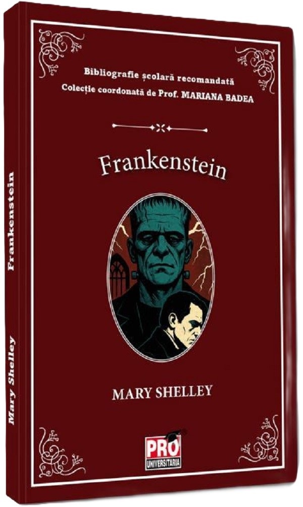 Cartea Frankenstein de Mary Shelley