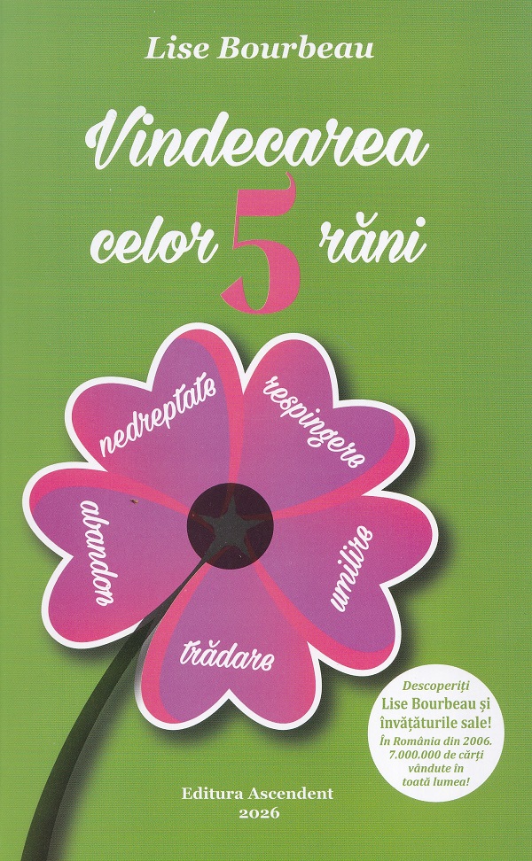 Vindecarea celor 5 răni, Lise Bourbeau – copertă