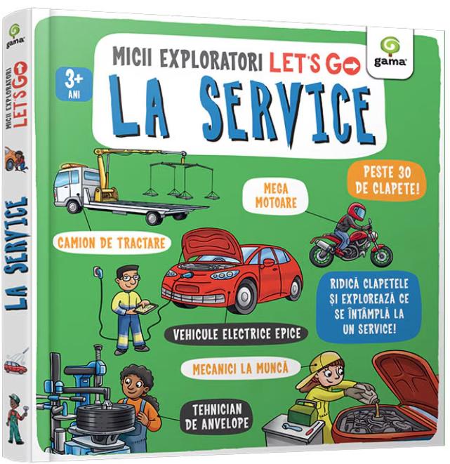 Micii exploratori: Let's go! La service,  – copertă