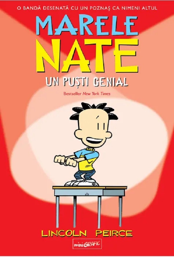 Marele Nate. Un puști genial, Lincoln Peirce – copertă