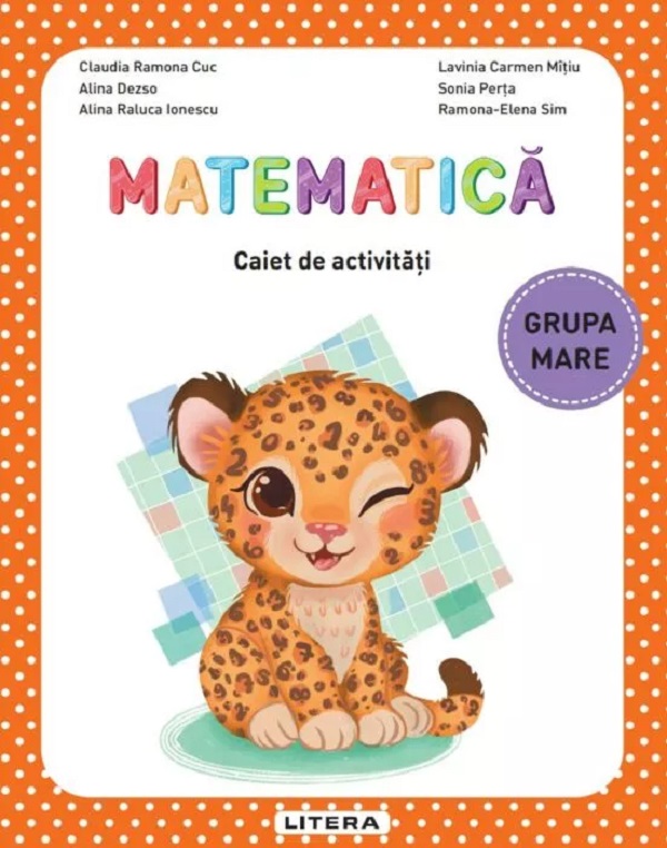 Matematică - Grupa mare - Caiet de activități, Diverși – copertă
