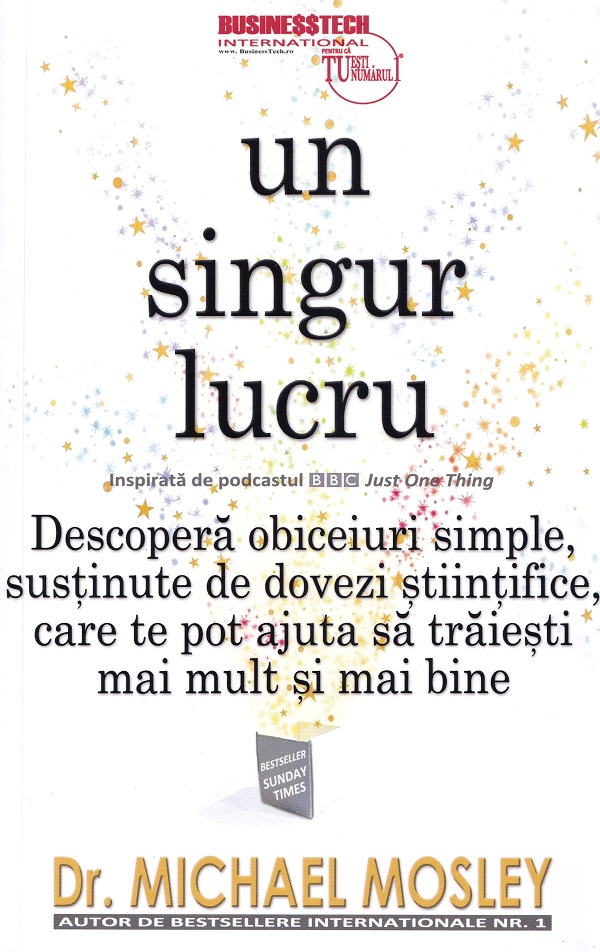 Un singur lucru, Michael Mosley – copertă
