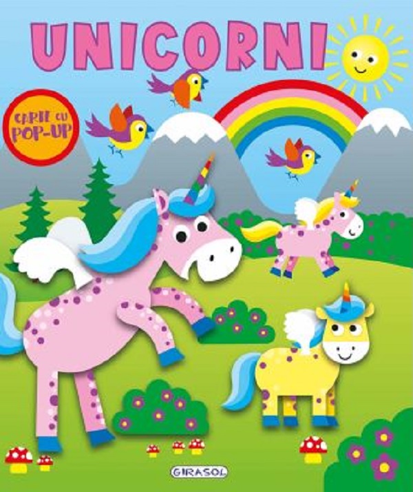 Carte cu pop-up. Unicorni, Jordi Busquets – copertă