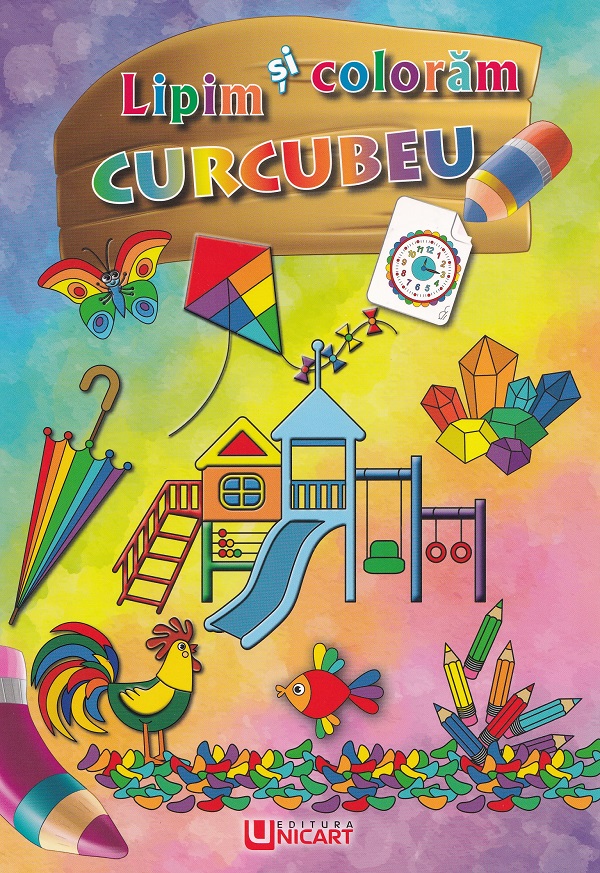 Lipim și colorăm. Curcubeu,  – copertă