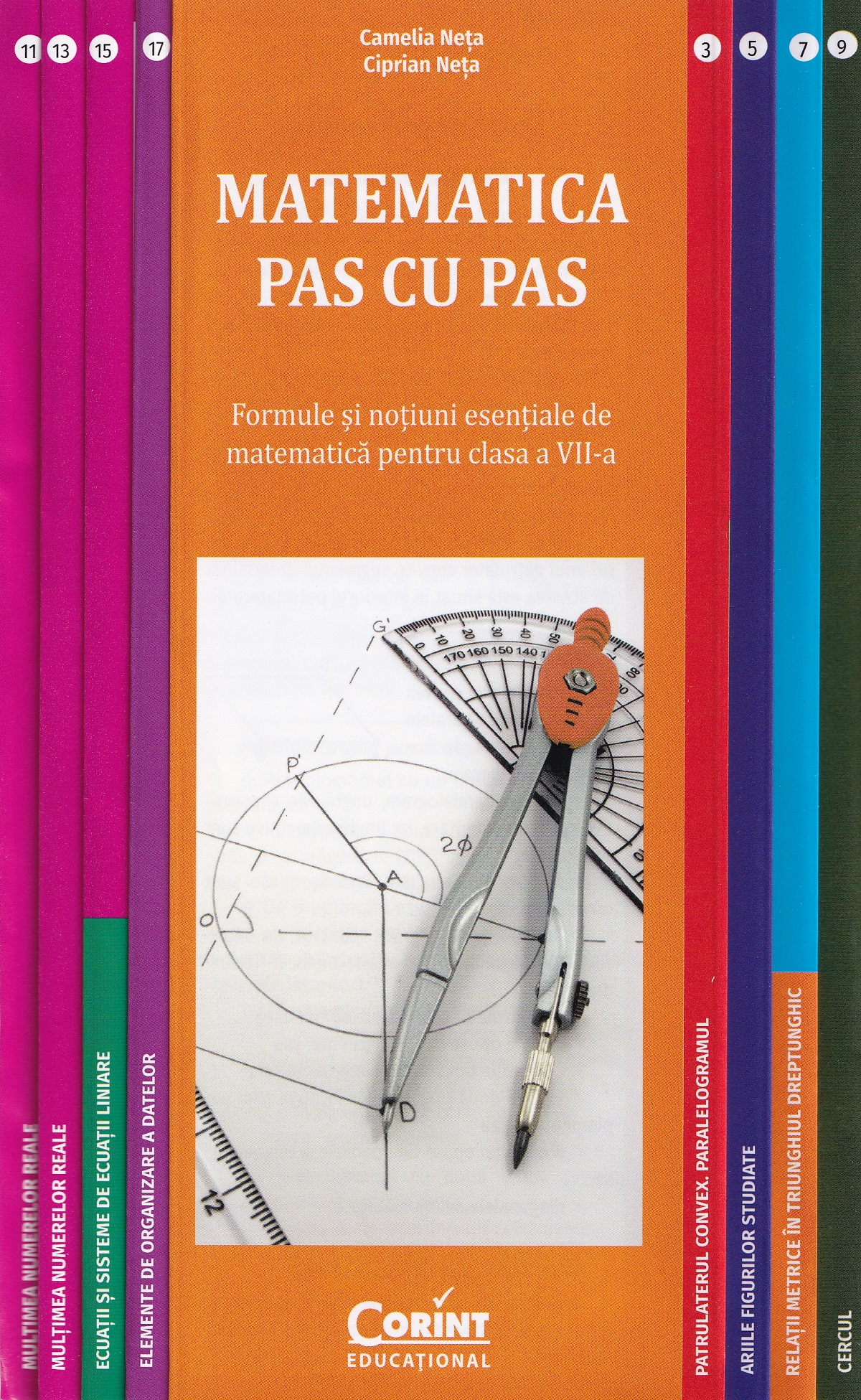 Cartea Matematică pas cu pas - Clasa 7 - Formule și noțiuni esențiale 