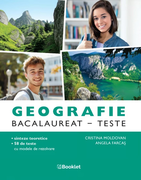 Geografie. Bacalaureat. Teste 2026, Angela Farcas, Cristina Moldovan – copertă