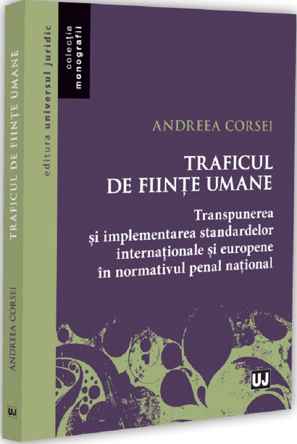 Traficul de ființe umane, Andreea Corsei – copertă