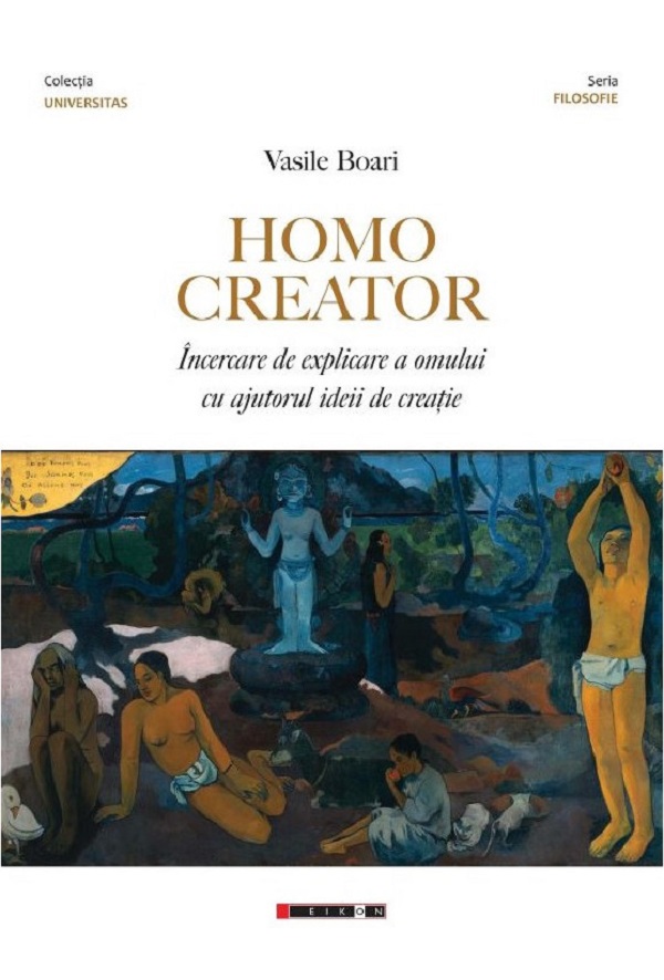 Homo Creator, Vasile Boari – copertă