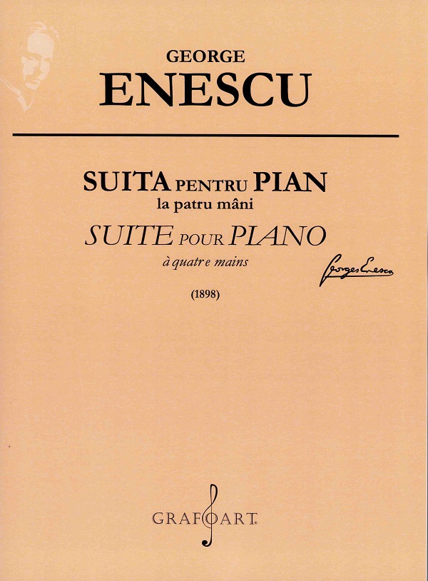 Cartea Suita pentru pian la patru mâni (1898) de George Enescu