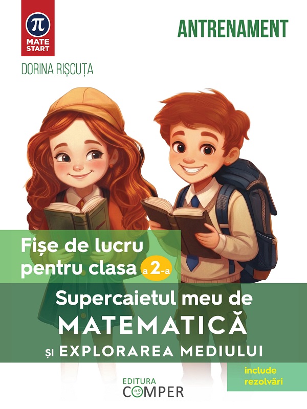Cartea Supercaietul meu de matematică și explorarea mediului - Clasa 2 - Fișe de lucru de Dorina Riscuta