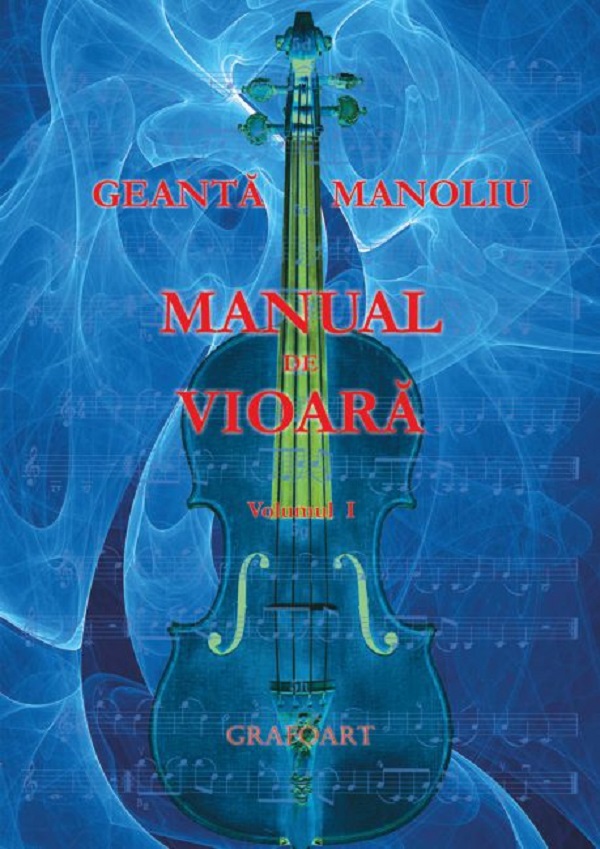 Manual de vioară Vol.1, Geanta Manoliu – copertă