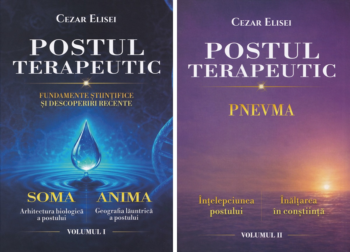 Pachet 2 volume: Postul terapeutic, Cezar Elisei – copertă