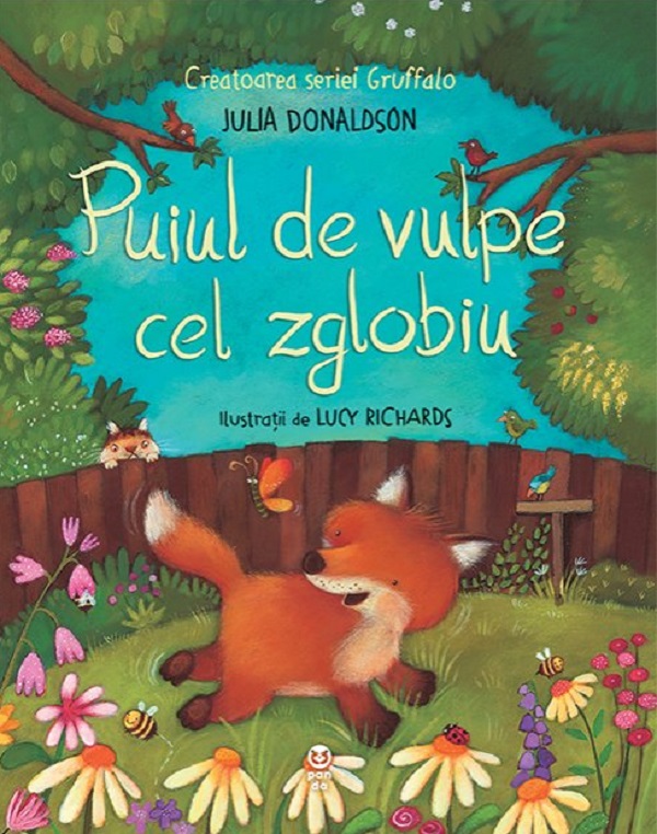 Puiul de vulpe cel zglobiu, Julia Donaldson – copertă