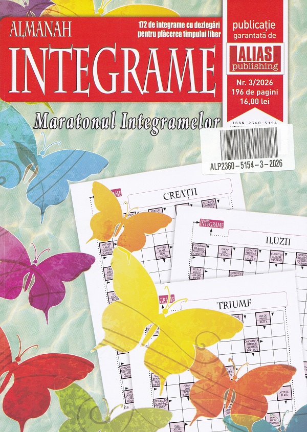 Cartea Almanah integrame Nr.3 din 2026 – Editura ALIAS
