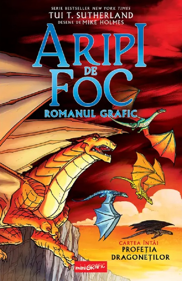 Cartea Profeția dragoneților. Seria Aripi de foc Cartea 1  de Tui T. Sutherland