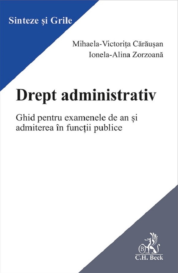 Drept administrativ, Mihaela-Victorita Carausan, Ionela-Alina Zorzoana – copertă