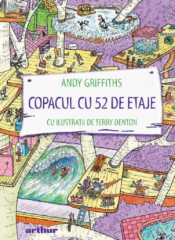 Copacul cu 52 de etaje, Andy Griffiths – copertă