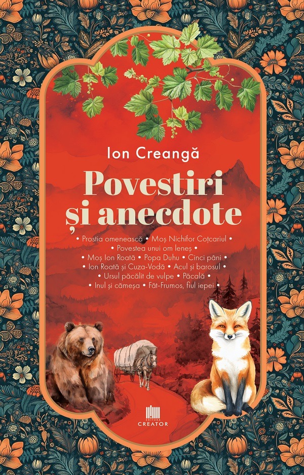 Povestiri și anecdote, Ion Creanga – copertă