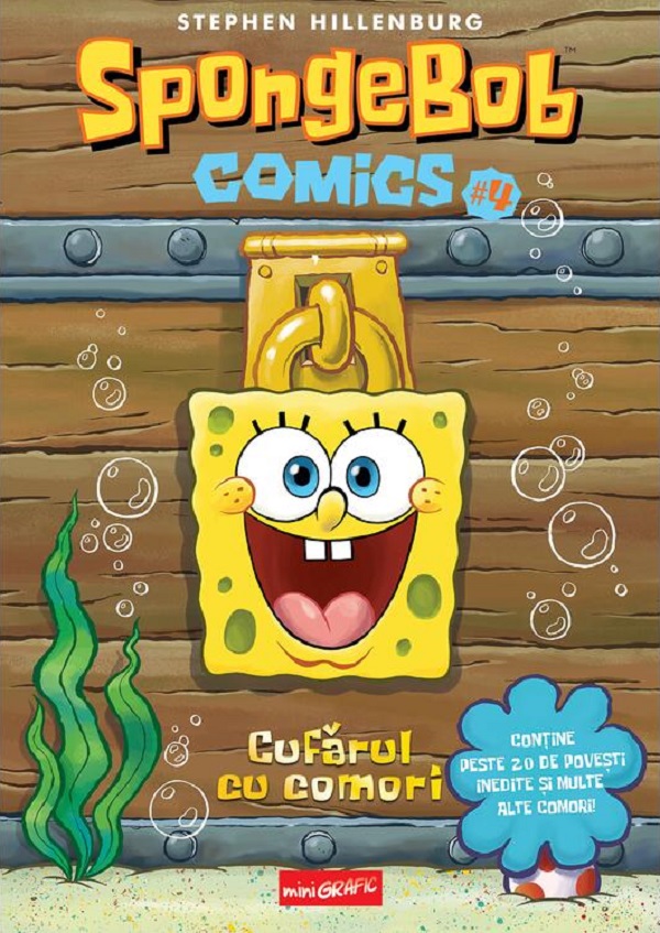 SpongeBob Comics Vol.4: Cufărul cu comori, Stephen Hillenburg – copertă