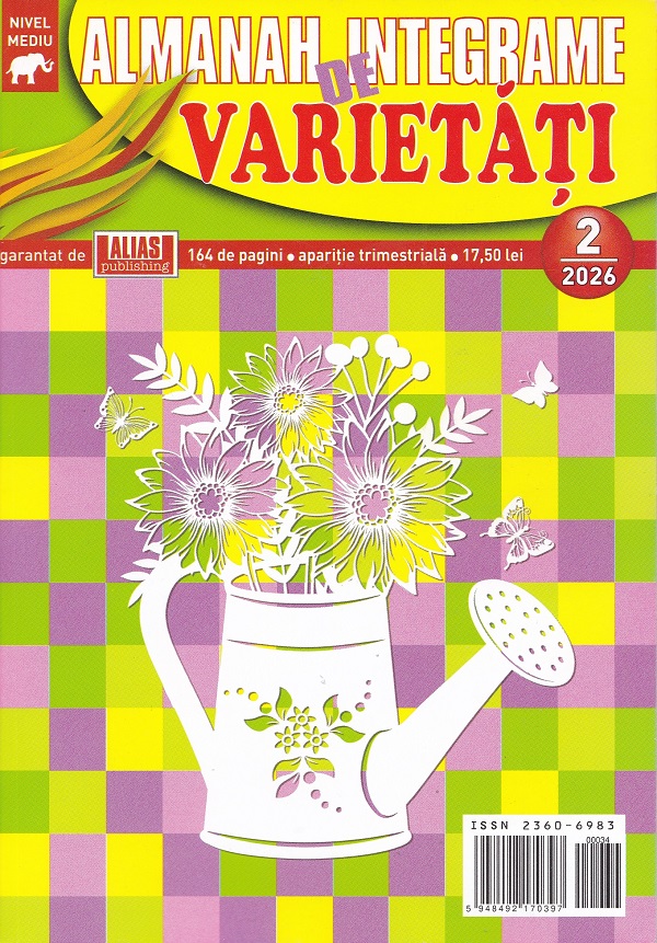 Cartea Almanah integrame de varietăți Nr.2 din 2026 – Editura ALIAS