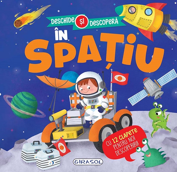 În spațiu. Deschide și descoperă,  – copertă