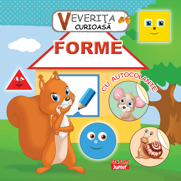 Veverița curioasă. Forme,  – copertă