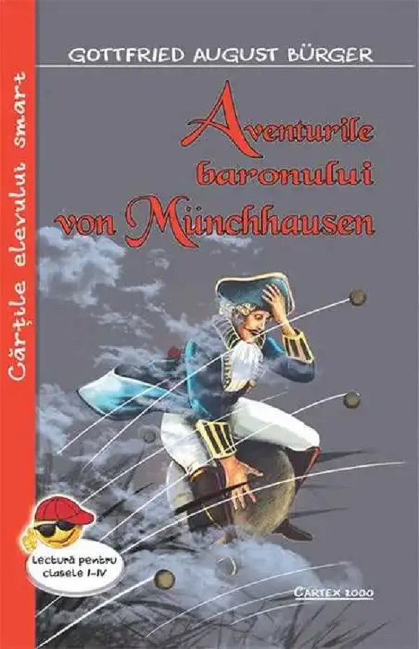 Cartea Aventurile baronului von Munchhausen de Gottfried August Burger