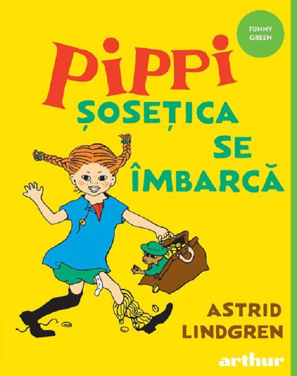 Pippi șosețica se îmbarca, Astrid Lindgren – copertă
