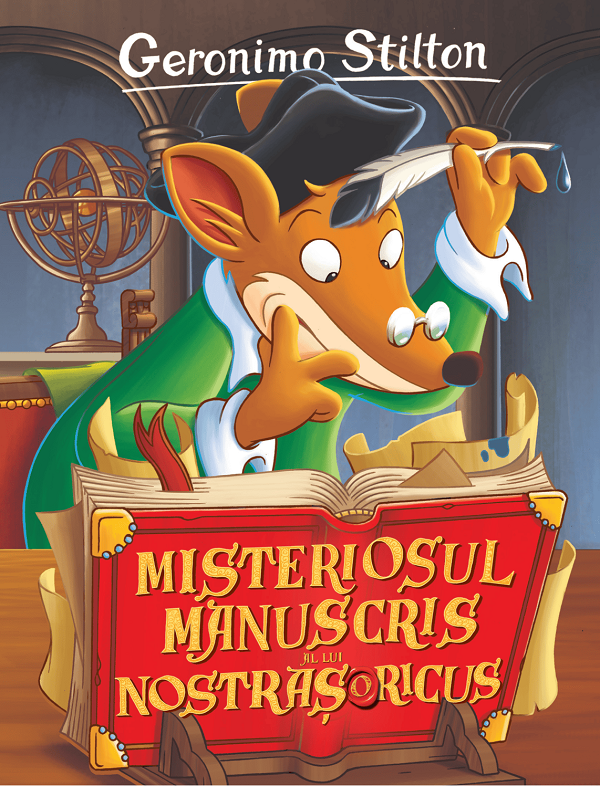 Cartea Misteriosul manuscris al lui Nostrașoricus de Geronimo Stilton