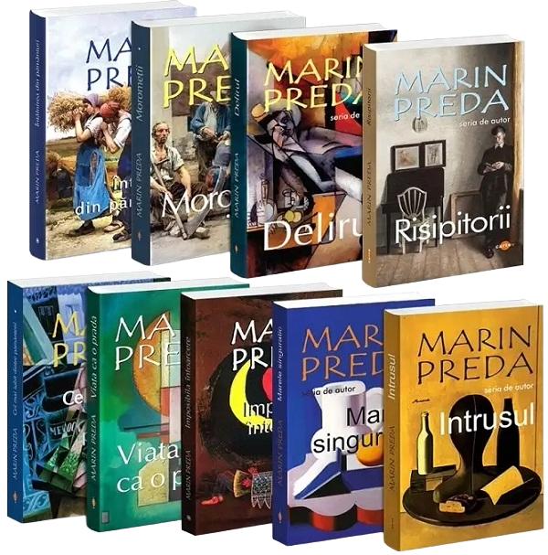 Pachet 12 cărți:, Marin Preda – copertă