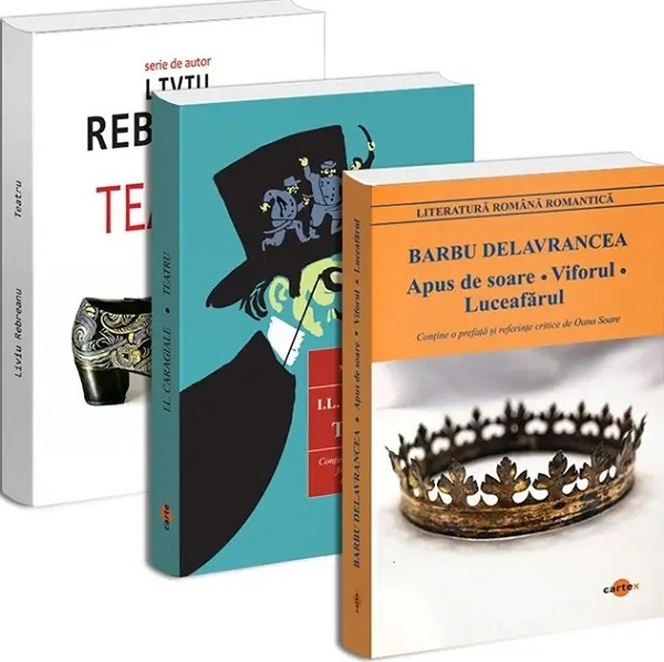 Cartea Pachet 3 cărti: Teatru de Barbu Delavrancea, Ion Luca Caragiale, Liviu Rebreanu