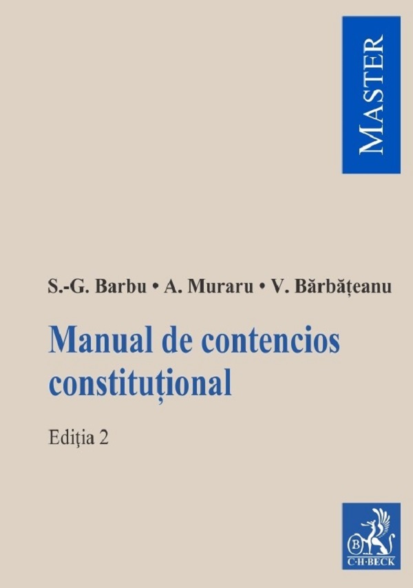 Cartea Manual de contencios constituțional Ed.2 