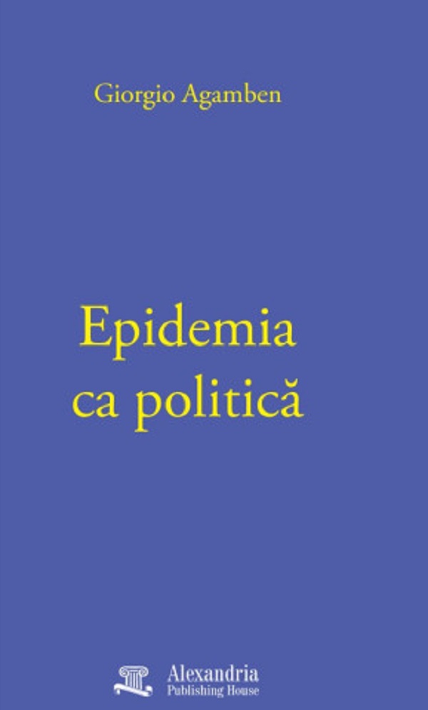 Epidemia ca politică, Giorgio Agamben – copertă