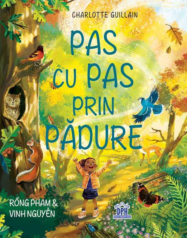 Pas cu pas prin pădure, Charlotte Guillain – copertă