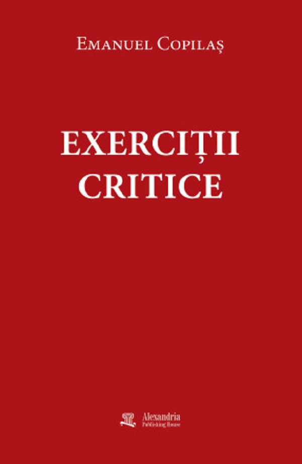 Exerciții critice, Emanuel Copilas – copertă