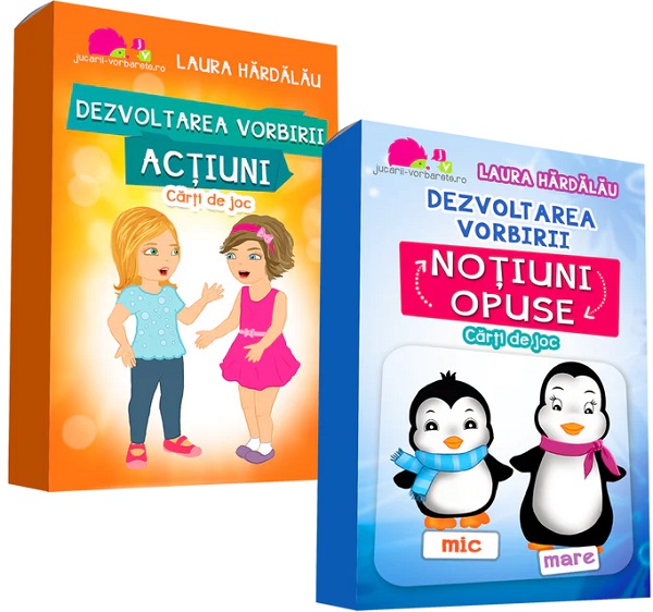 Set. Dezvoltarea vorbirii: Noțiuni opuse. Acțiuni, Laura Hardalau – copertă