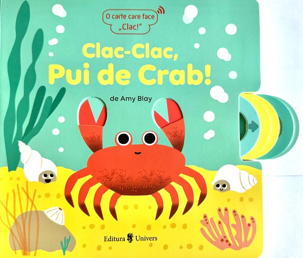 Clac-clac, pui de crab!, Amy Blay – copertă