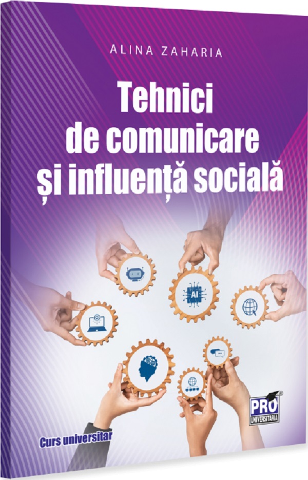 Tehnici de comunicare și influență socială, Alina Zaharia – copertă