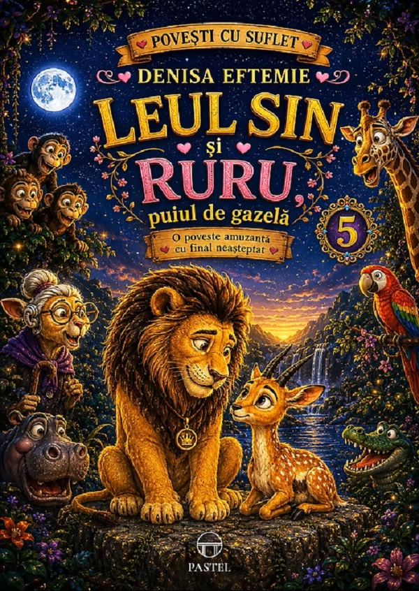 Cartea Leul Șin și Ruru, puiul de gazelă Vol.5 de Denisa Eftemie
