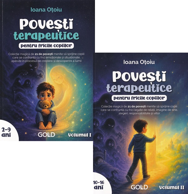 Cartea Pachet 2 volume: Povești terapeutice pentru fricile copiilor 