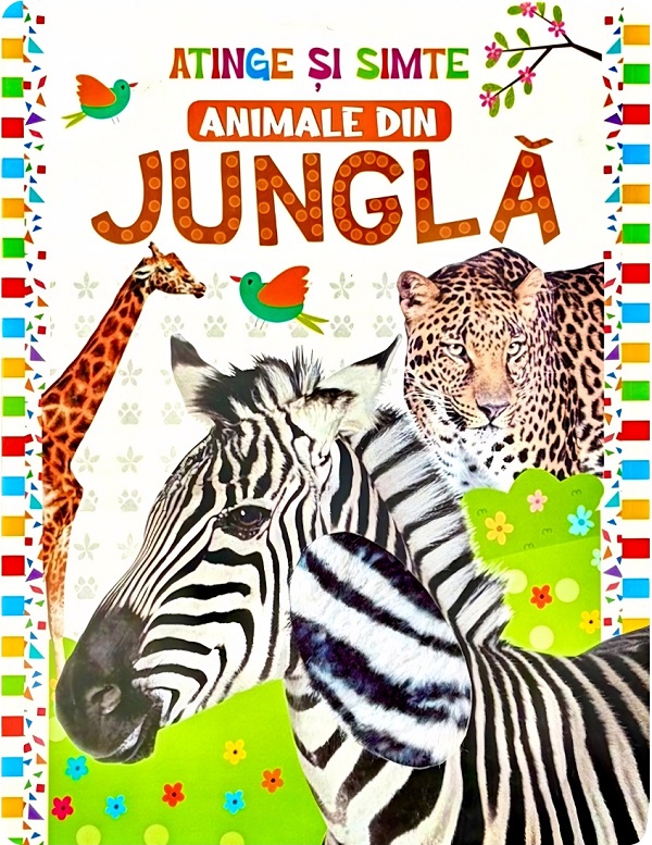 Cartea Atinge și simte: Animale din junglă  de 