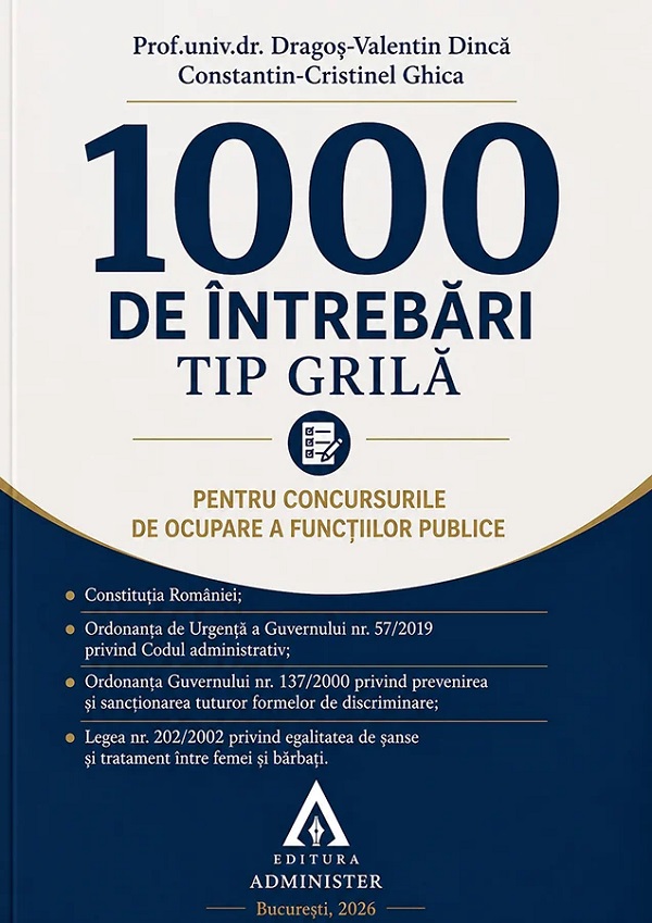 Cartea 1000 de întrebări tip grilă  de Constantin-Cristinel Ghica, Dragos-Valentin Dinca