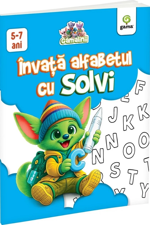 Cartea Gamalinii. Învață alfabetul cu Solvi  de 