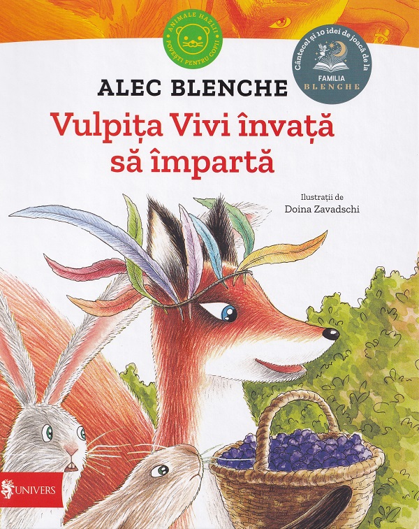 Cartea Vulpița Vivi învață să împartă  de Alec Blenche