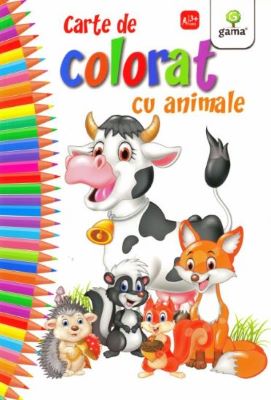 Carte de colorat cu animale | Cărți de Colorat pentru Copii